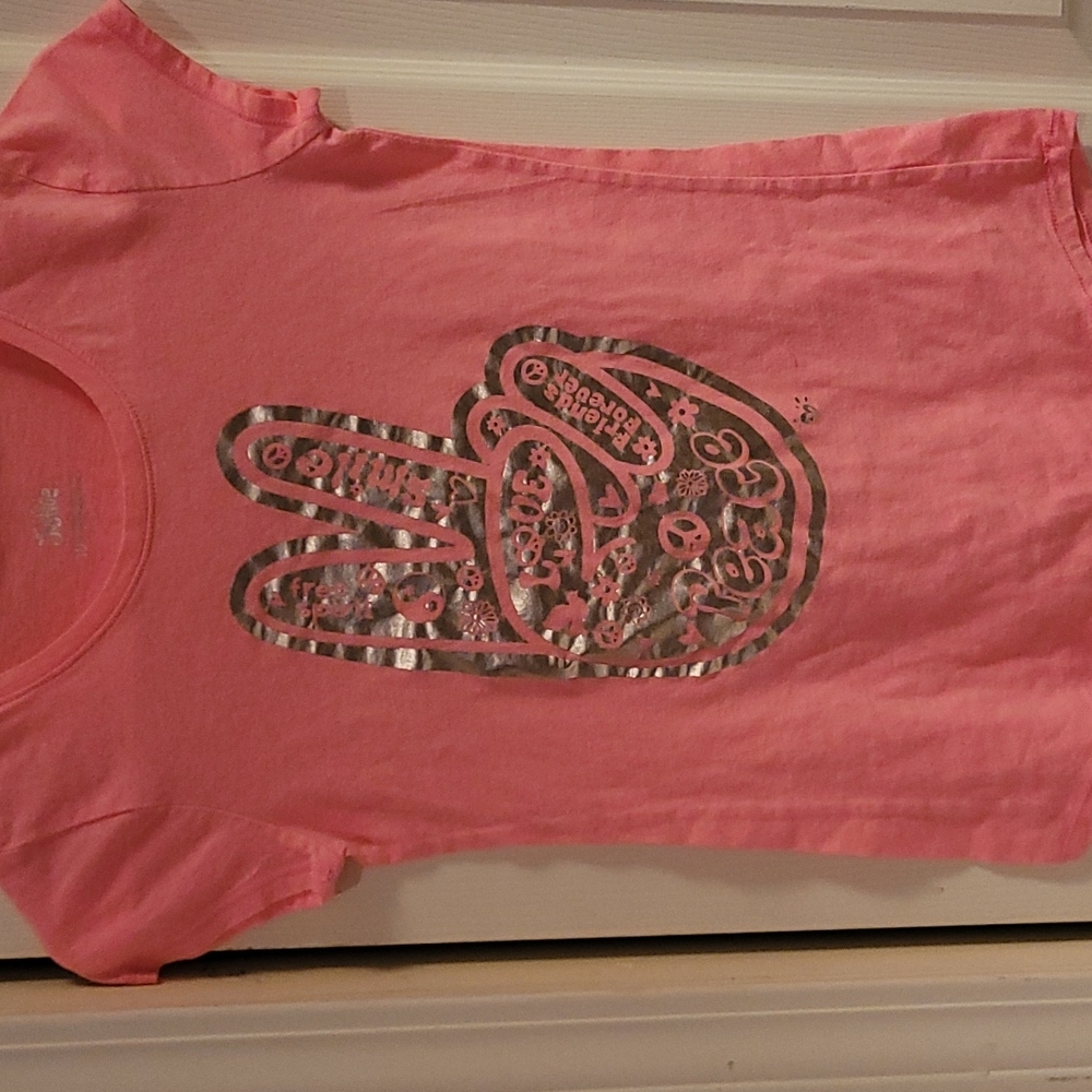 Pink girl's Justice top